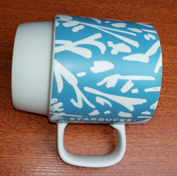 Starbucks Blue & White Floral Coffee Mug - Picture 2 of 4